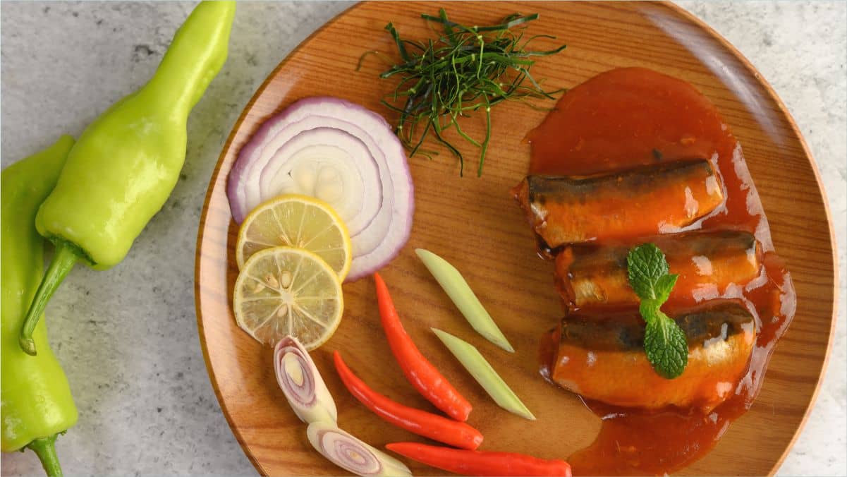 Recipe :: Spicy Sardines in Tomato Sauce