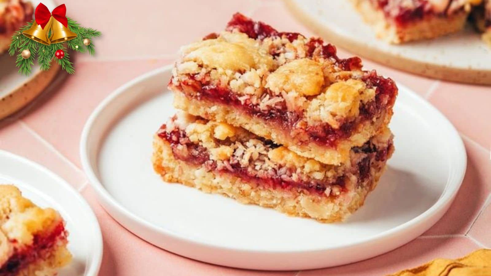 Christmas Recipe :: Coconut Raspberry Bars